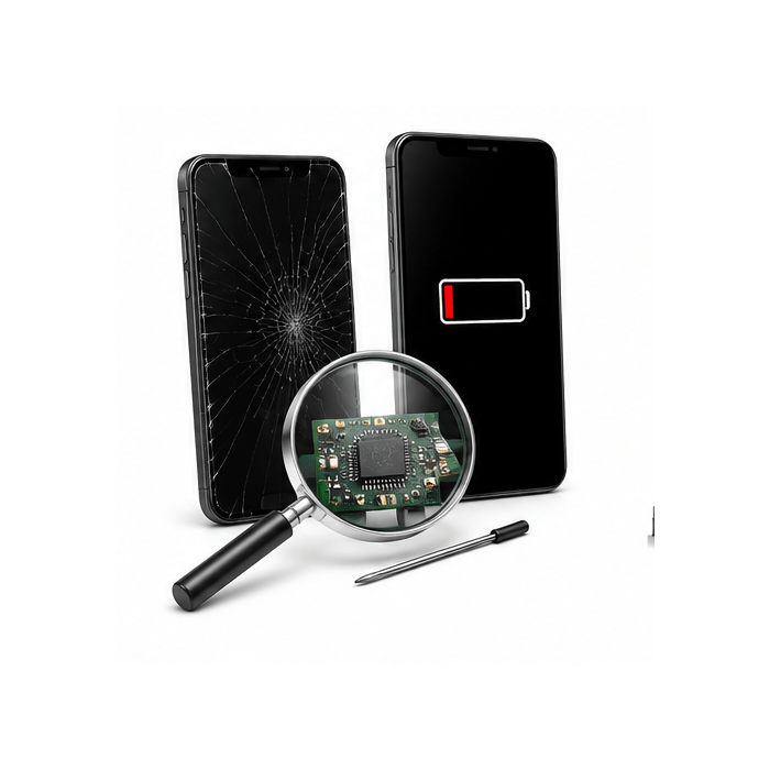 arte diagnostico celular fundo branco